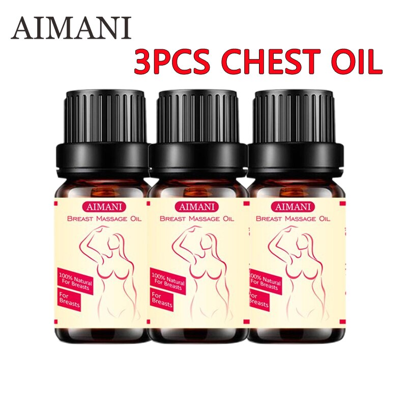 Aimani Breast Enlargement Oils Chest Enhancement Elasticity Promote Female Hormone Breast Lift Firming Massage Up Size Bust Care