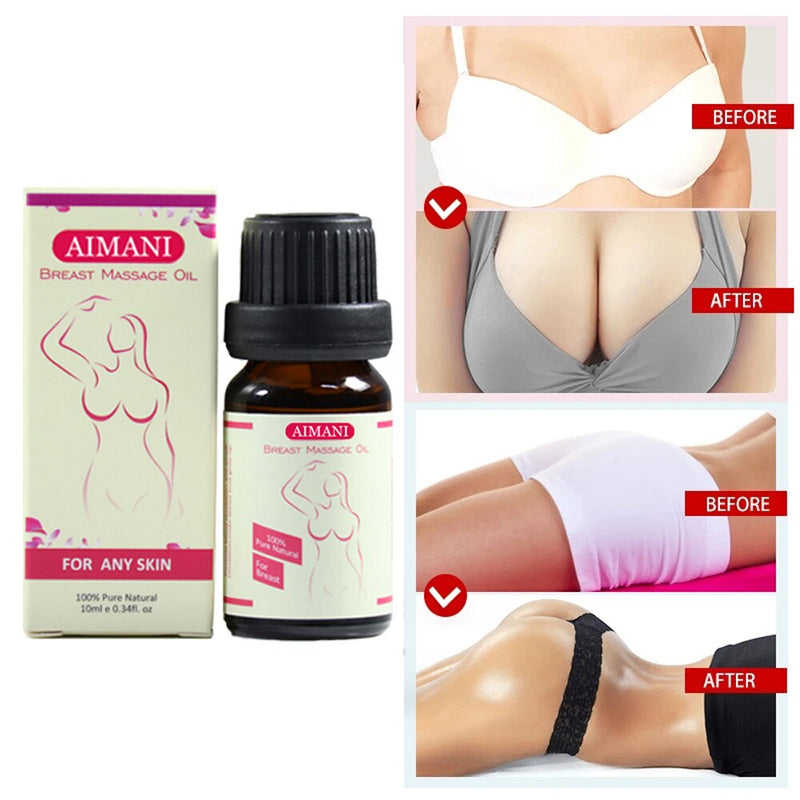 Aimani Breast Enlargement Oils Chest Enhancement Elasticity Promote Female Hormone Breast Lift Firming Massage Up Size Bust Care