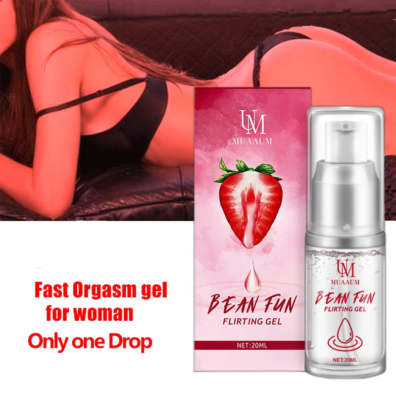 Muaaum Female Orgasm Liquid Orgasm Enhancer Vagina Shrinking Gel 20ml Increase Women Sex Libido Enhance Sex Time G-spot Exciting