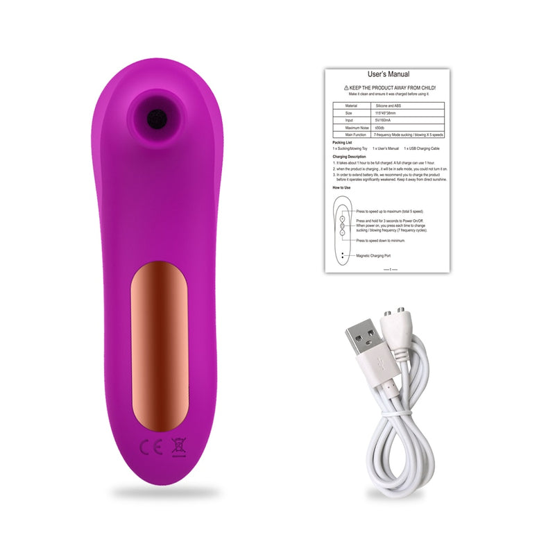 Clit Sucker Vagina Sucking Vibrator Female Clitoris Vacuum Stimulator Nipple Sexy Toys for Adults 18 Women Masturbator Product