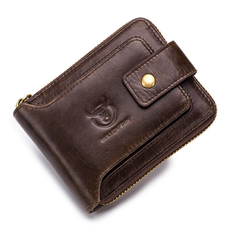 BULLCAPTAIN Marque hommes Portefeuille Véritable Porte-Monnaie En Cuir Mâle Rfid Portefeuille Multifonction Sac De Rangement Porte-Monnaie Porte-Cartes Sacs