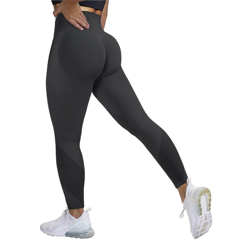 RUUHEE Seamless Leggings Solid Scrunch Butt Lifting Booty High Waisted Sportwear Gym Tights Push Up Women Leggings For Fitness - Mike Armstrong