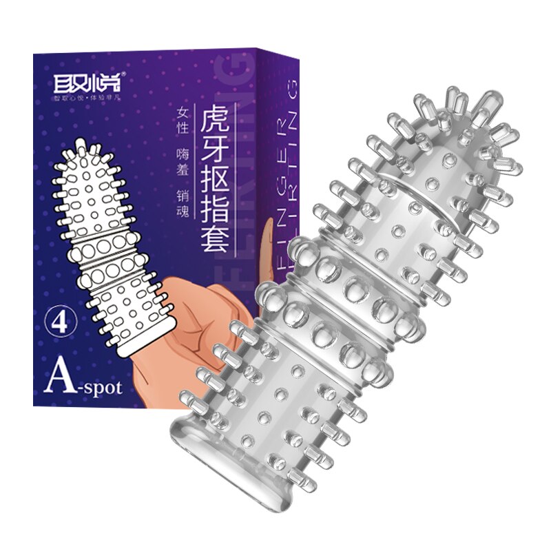 Foreplay tease G-spot Finger Sleeves Stimulate Clitoris Adult Masturbator Erotic Intimate Goods Game Sex Toys For Couples