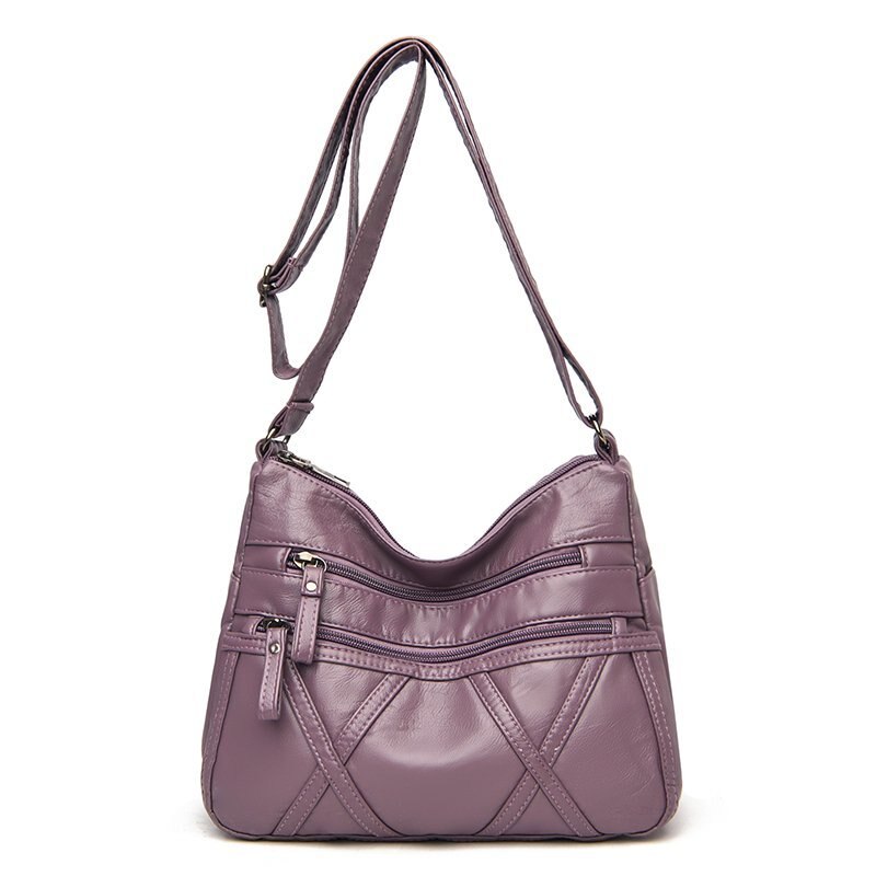 Soft Leather Shoulder Bags Multi-Layer Classic - Mike Armstrong