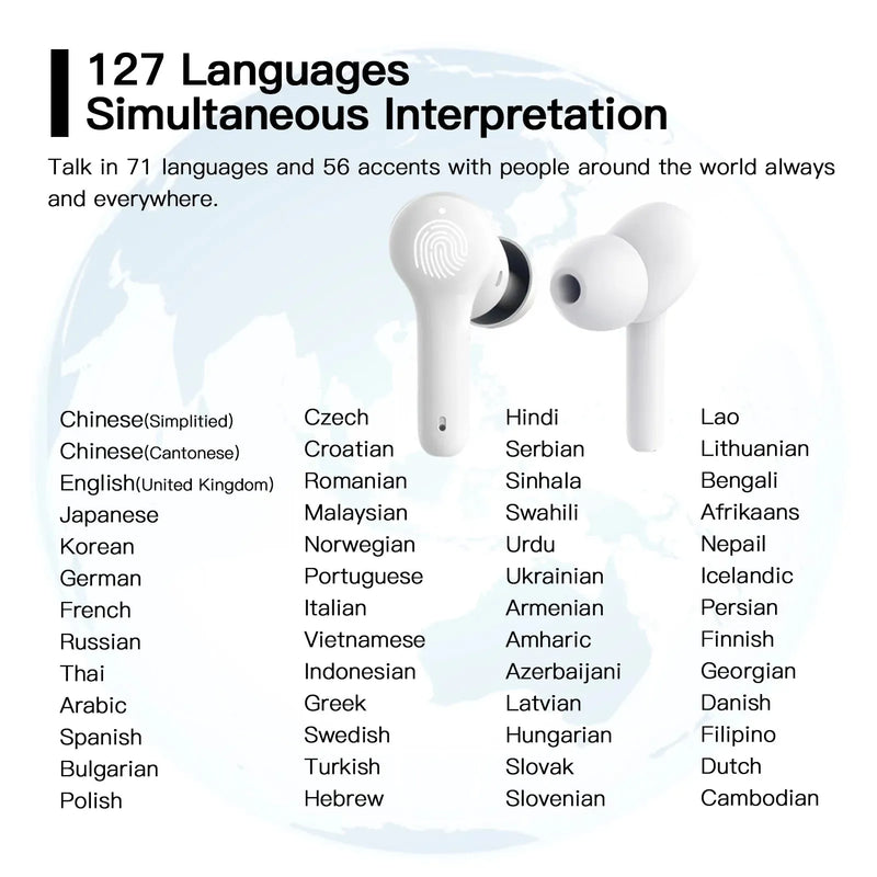 TransAudio SyncElite: Earbuds that break down language barriers