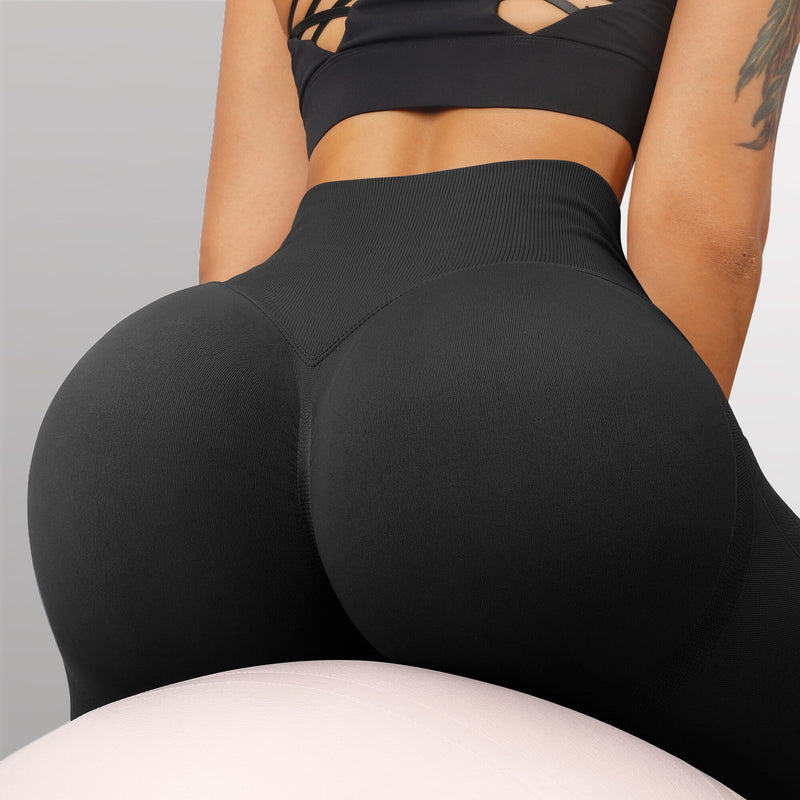 RUUHEE Seamless Leggings Solid Scrunch Butt Lifting Booty High Waisted Sportwear Gym Tights Push Up Women Leggings For Fitness - Mike Armstrong