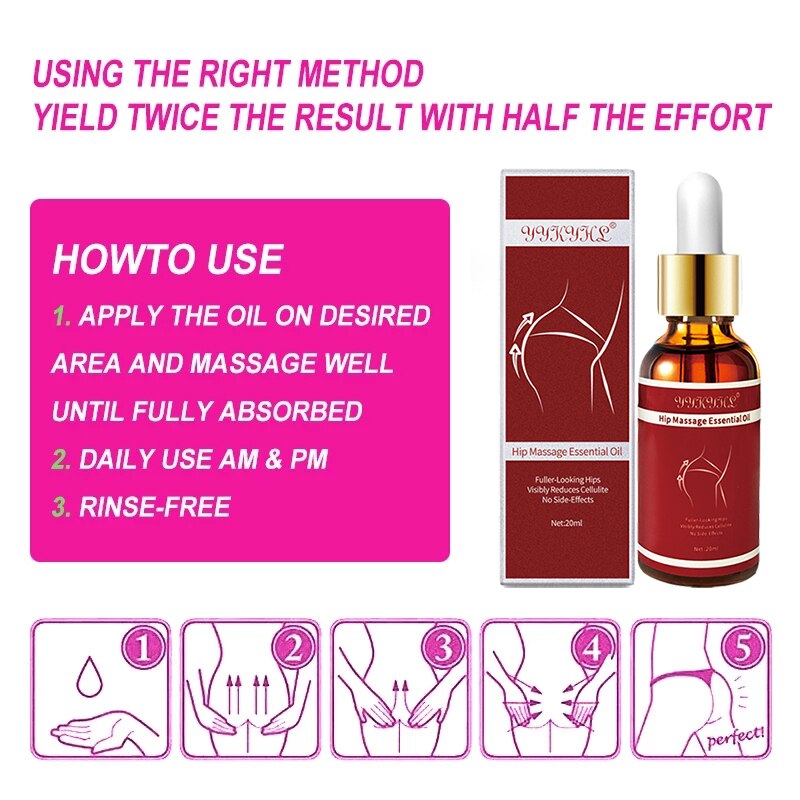 Sexy Hip Buttock Enlargement Essential Oil Cream Effective Lifting &amp; Firming Hip Lift Up Butt Beauty Big Ass - Mike Armstrong