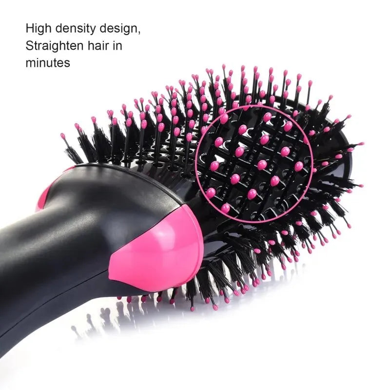 One Step Volumizer Hair Dryer Hair Straightener And Curler Salon Styling Hot Air Brush Tangle Negative Ions Hair Blower