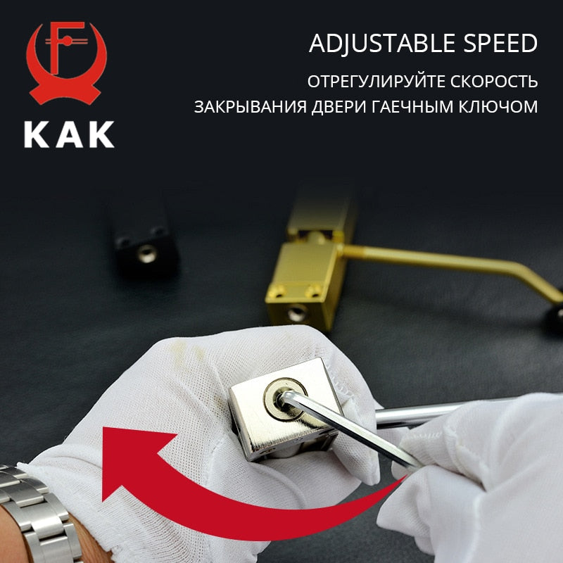 KAK Stainless Steel Automatic Spring Door Closer Door Closing Device Can Adjust The Door Closing Device Furniture Door Hardware - Mike Armstrong