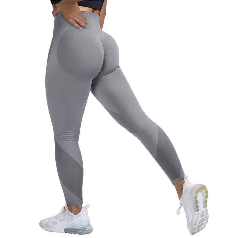 RUUHEE Seamless Leggings Solid Scrunch Butt Lifting Booty High Waisted Sportwear Gym Tights Push Up Women Leggings For Fitness - Mike Armstrong