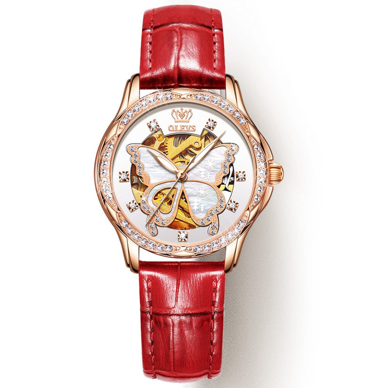 OLEVS Top Brand Mechanical Women Watch - Mike Armstrong