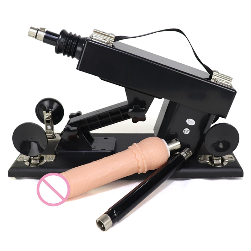 FREDORCH New Sex machines for woman Automatic Female Masturbation Pumping Gun 3XLR sex machines for adults With Big Dildo sexmac