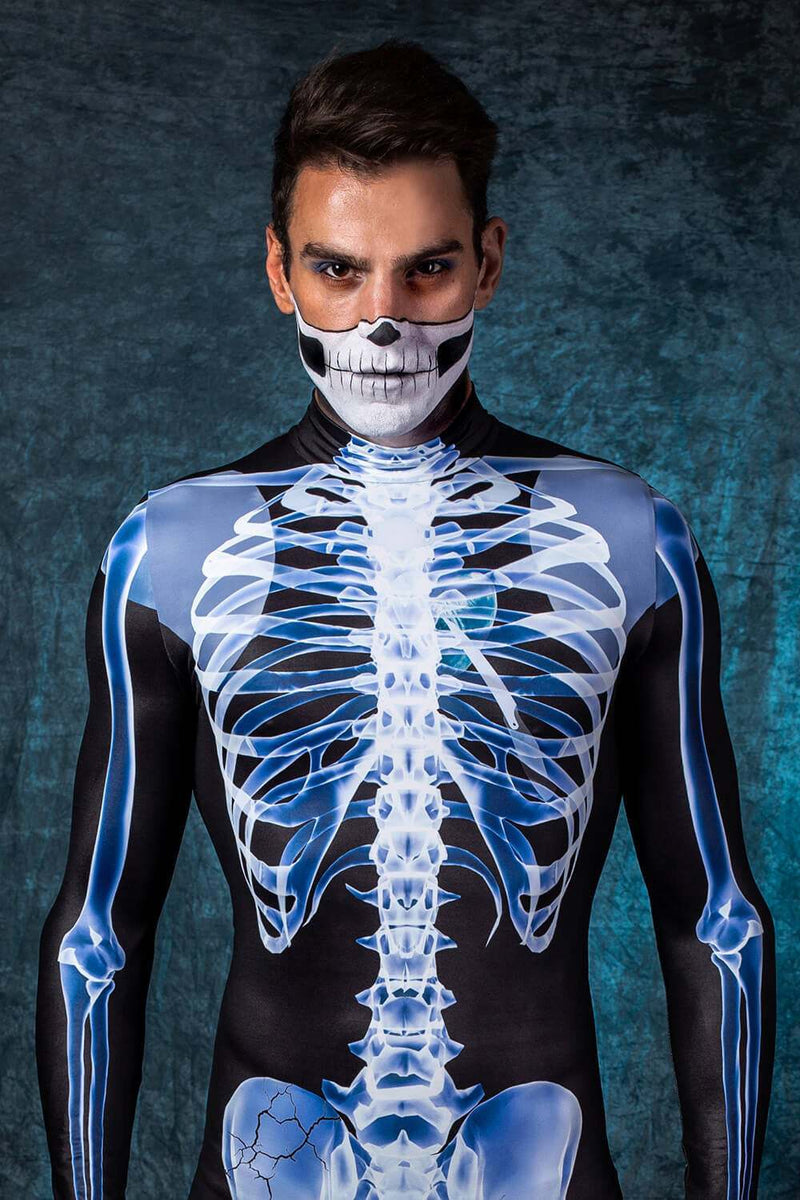 Family Skeleton Halloween Cosplay Jumpsuit - Mike Armstrong