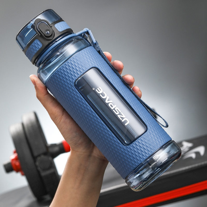 UZSPACE Sport Water Bottles BPA Free Portable Gym Anti-fall Leak-proof Large Capacity Fitness Kettle Tritan Plastic Drink Bottle - Mike Armstrong