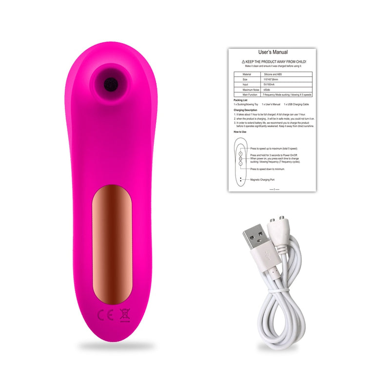 Clit Sucker Vagina Sucking Vibrator Female Clitoris Vacuum Stimulator Nipple Sexy Toys for Adults 18 Women Masturbator Product