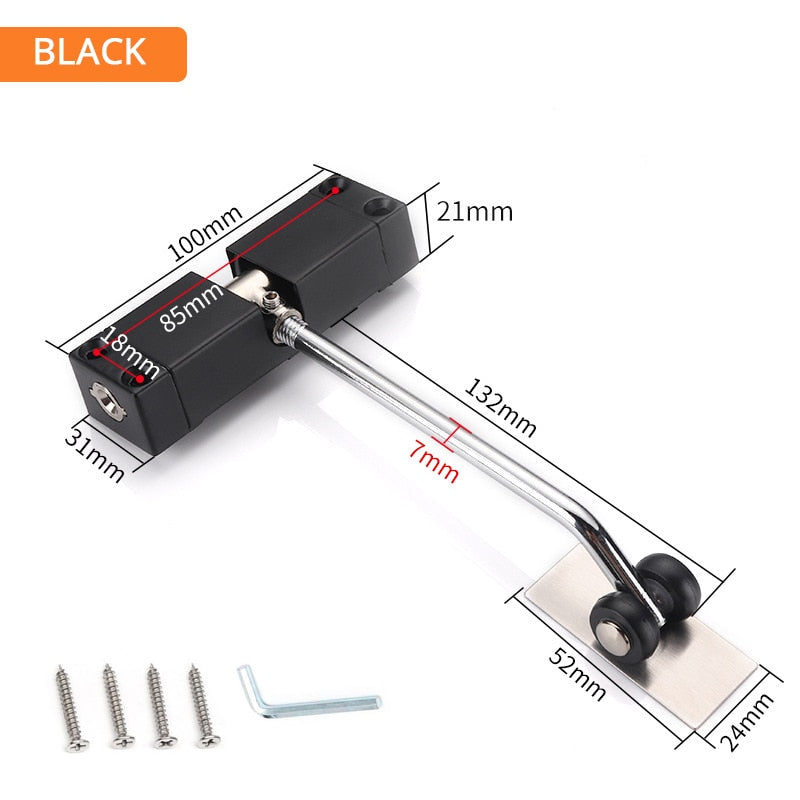 KAK Stainless Steel Automatic Spring Door Closer Door Closing Device Can Adjust The Door Closing Device Furniture Door Hardware - Mike Armstrong