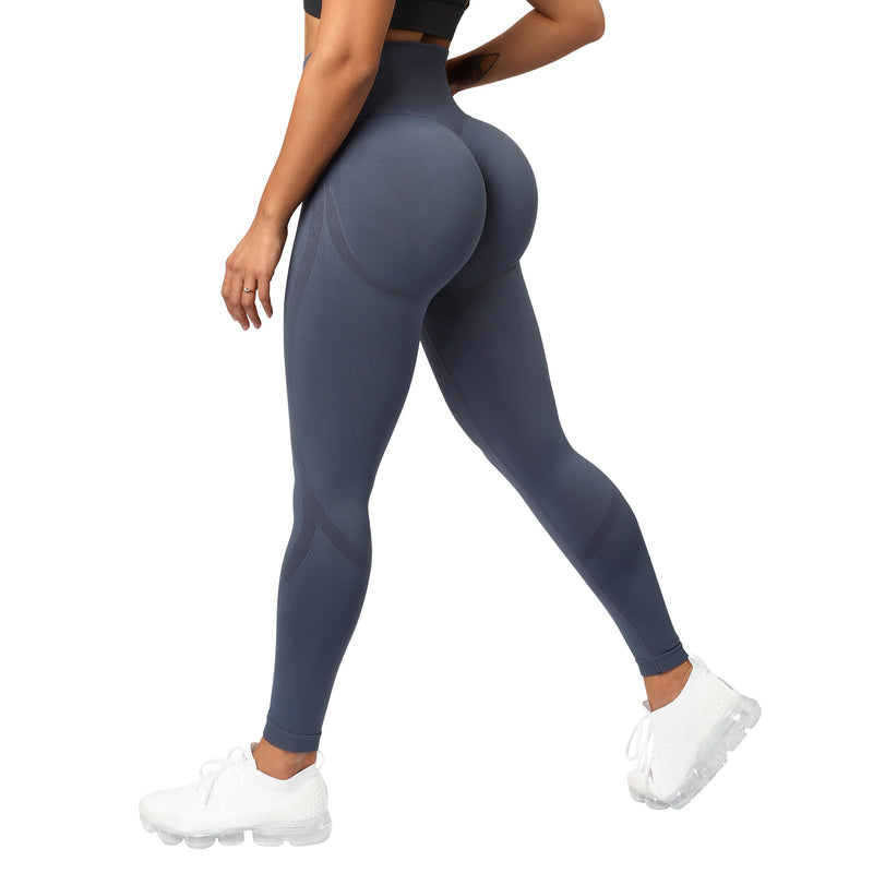 RUUHEE Seamless Leggings Solid Scrunch Butt Lifting Booty High Waisted Sportwear Gym Tights Push Up Women Leggings For Fitness - Mike Armstrong