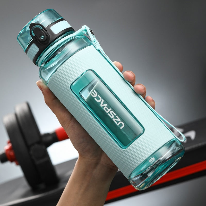 UZSPACE Sport Water Bottles BPA Free Portable Gym Anti-fall Leak-proof Large Capacity Fitness Kettle Tritan Plastic Drink Bottle - Mike Armstrong