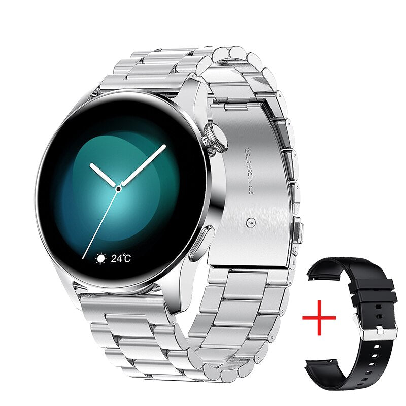 LIGE 2022 New Luxury Fashion Men's Smart Watch Bluetooth Smart Heart Rate Monitoring IP67 Waterproof Watch Men's Call + Box - Mike Armstrong