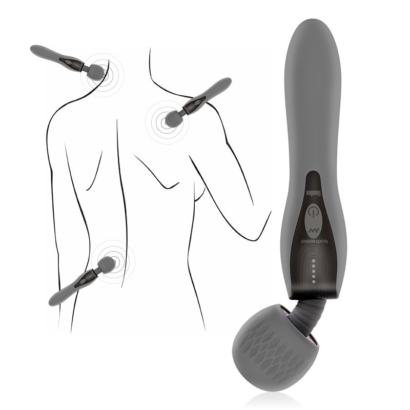 Control Powerful Vibrator Sex Machine Double Motor