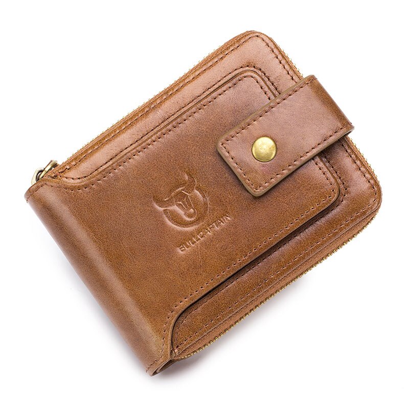 BULLCAPTAIN Marque hommes Portefeuille Véritable Porte-Monnaie En Cuir Mâle Rfid Portefeuille Multifonction Sac De Rangement Porte-Monnaie Porte-Cartes Sacs