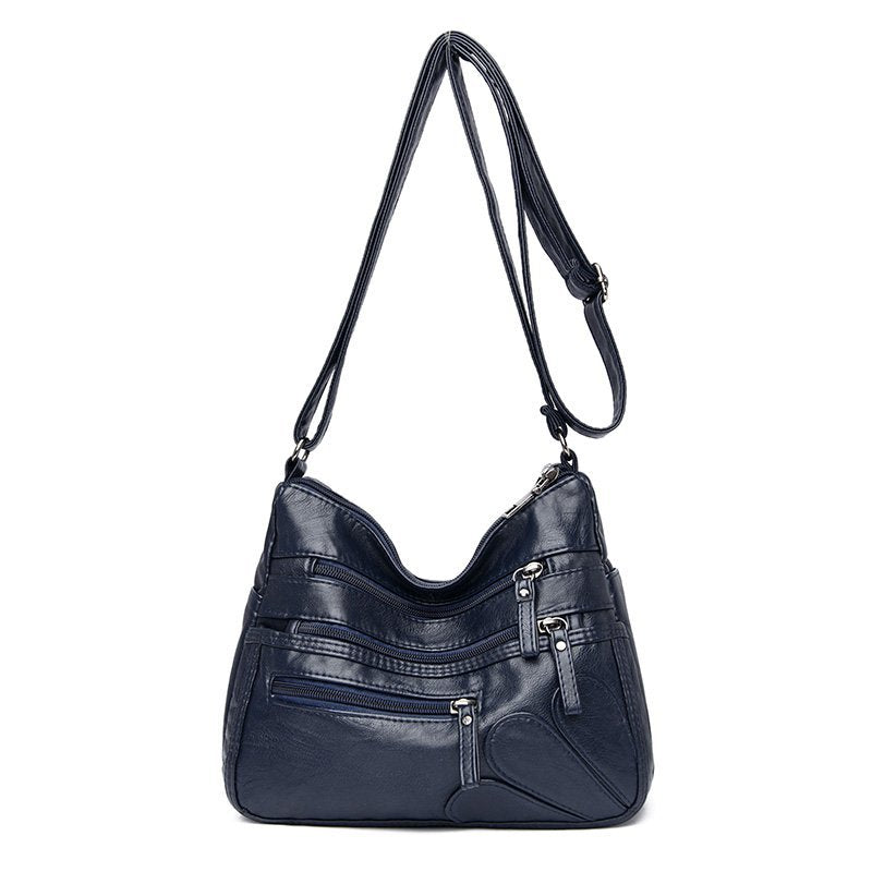 Soft Leather Shoulder Bags Multi-Layer Classic - Mike Armstrong