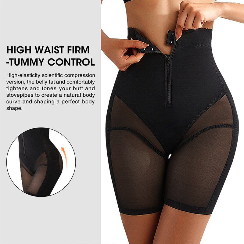 Women Underwear Waist Trainer Body Shaper Control Panties Butt Lifter Slimming Shapewear High Waist Shorts Shaper Pants Plus 5XL