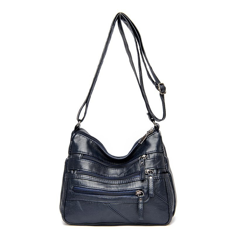 Soft Leather Shoulder Bags Multi-Layer Classic - Mike Armstrong