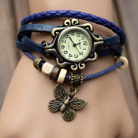 Foreign trade antique watch fashion leather wrapped bracelet - Mike Armstrong