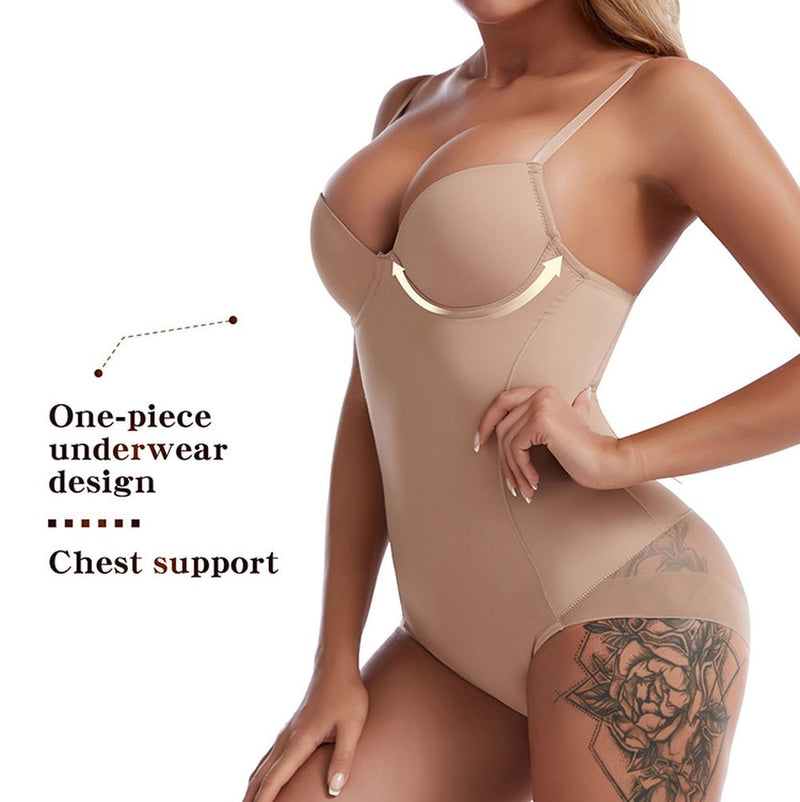 Women Body Shapewear Abdomen Bodysuits Postpartum Corsets Waist Jumpsuit Hip-lifting Pants Bras Breast Gathering Underwear