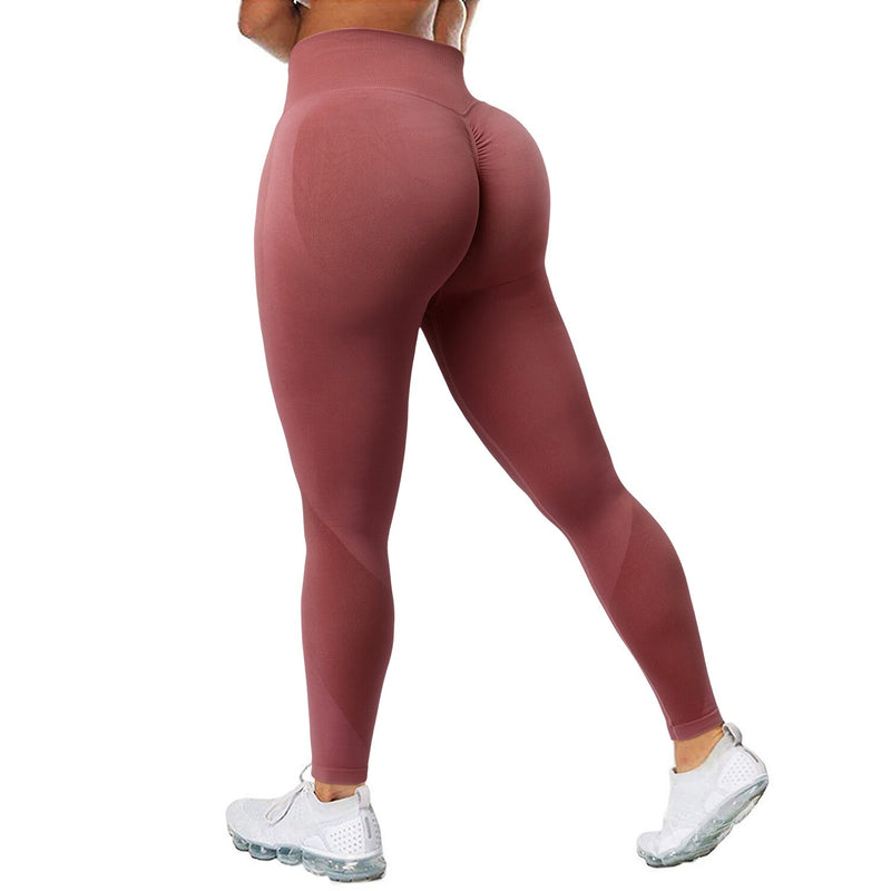 RUUHEE Seamless Leggings Solid Scrunch Butt Lifting Booty High Waisted Sportwear Gym Tights Push Up Women Leggings For Fitness - Mike Armstrong