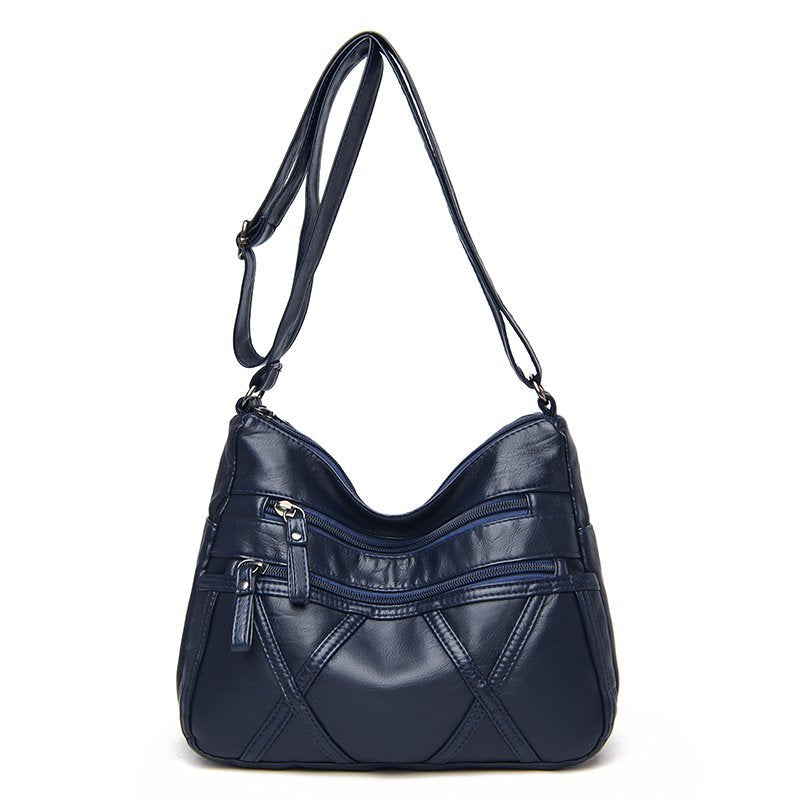 Soft Leather Shoulder Bags Multi-Layer Classic - Mike Armstrong