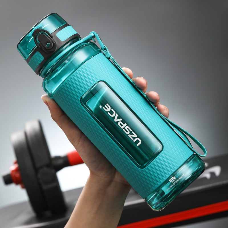 UZSPACE Sport Water Bottles BPA Free Portable Gym Anti-fall Leak-proof Large Capacity Fitness Kettle Tritan Plastic Drink Bottle - Mike Armstrong