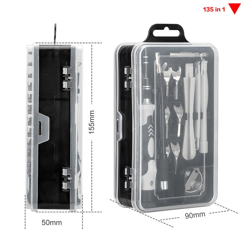 135/115/110 in 1 Multi Screwdriver Set With 98 Precision Bits Mini Hand Tools For HomeRepair - Mike Armstrong