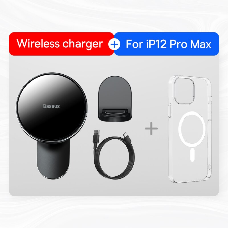 Baseus Magnetic Car Phone Holder Wireless Charger for iPhone 13 iPhone 12 Pro Max Wireless Charging Car Charger Phone Holder - Mike Armstrong