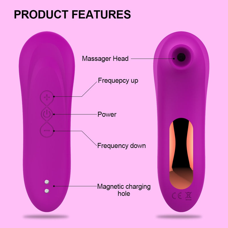 Clit Sucker Vagina Sucking Vibrator Female Clitoris Vacuum Stimulator Nipple Sexy Toys for Adults 18 Women Masturbator Product