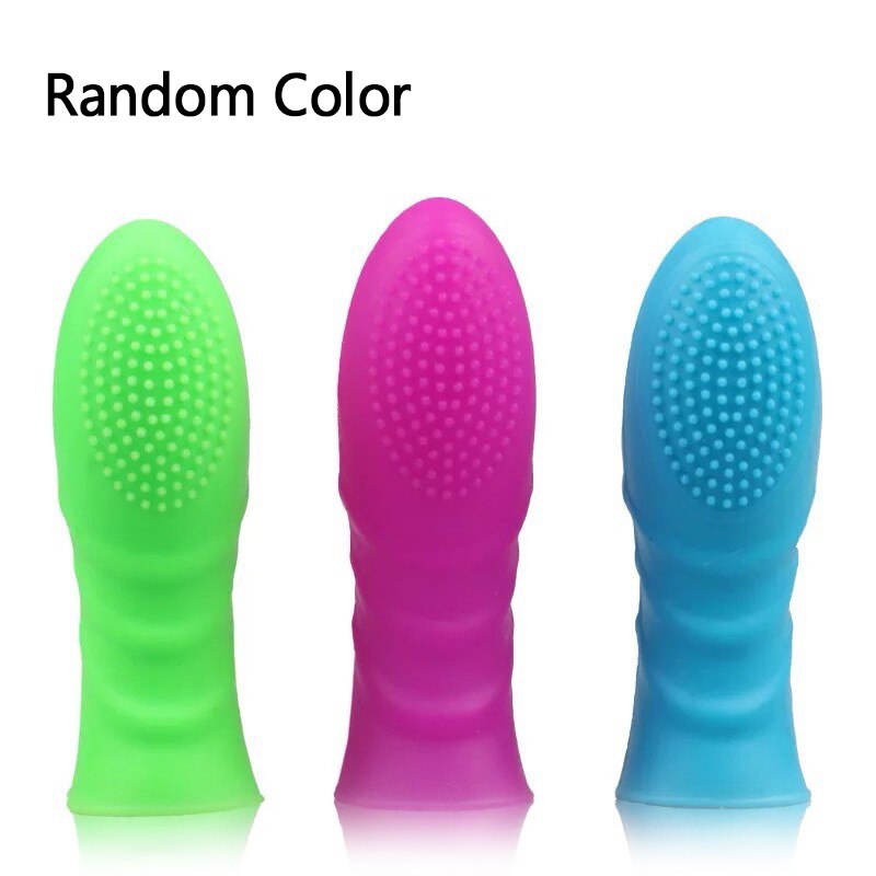 G-Spot Finger Sleeve Massager Silicone Clitoris Stimulator Sex Toys for Woman Lesbian Orgasm Sex Products Female Masturbator