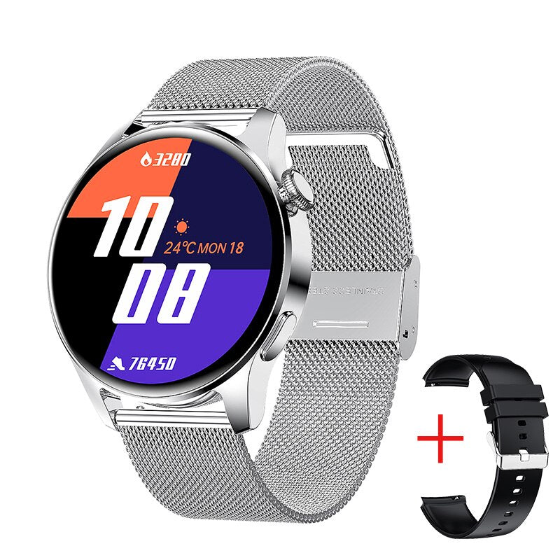 LIGE 2022 New Luxury Fashion Men's Smart Watch Bluetooth Smart Heart Rate Monitoring IP67 Waterproof Watch Men's Call + Box - Mike Armstrong