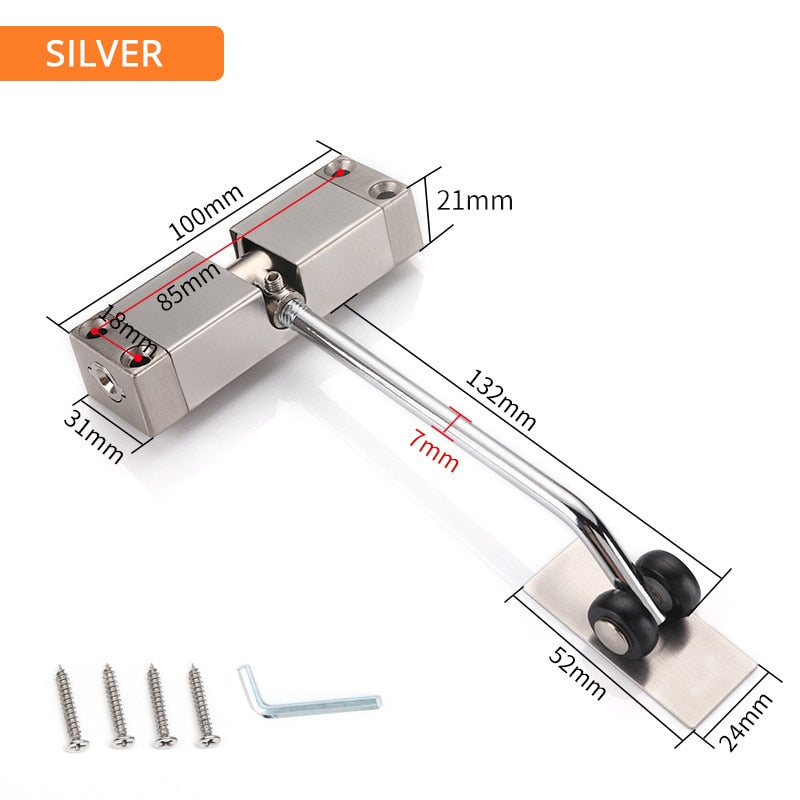 KAK Stainless Steel Automatic Spring Door Closer Door Closing Device Can Adjust The Door Closing Device Furniture Door Hardware - Mike Armstrong