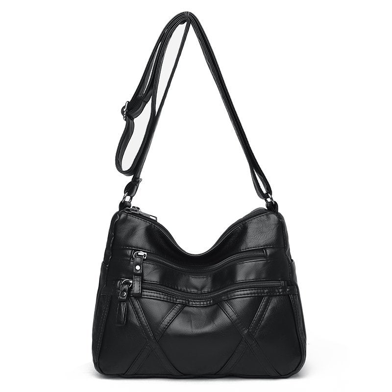 Soft Leather Shoulder Bags Multi-Layer Classic - Mike Armstrong