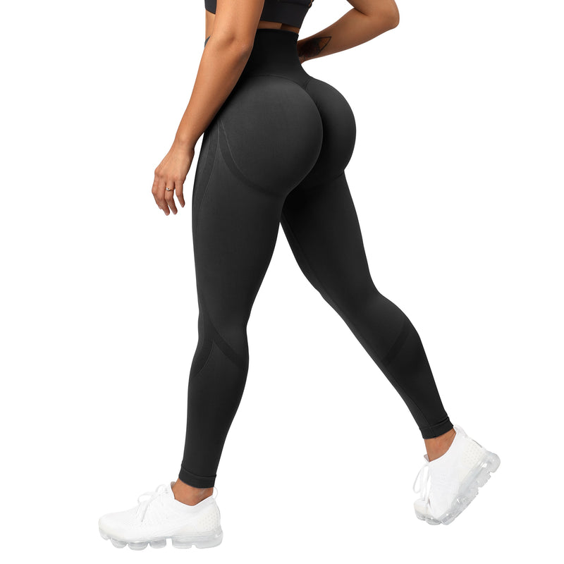 RUUHEE Seamless Leggings Solid Scrunch Butt Lifting Booty High Waisted Sportwear Gym Tights Push Up Women Leggings For Fitness - Mike Armstrong