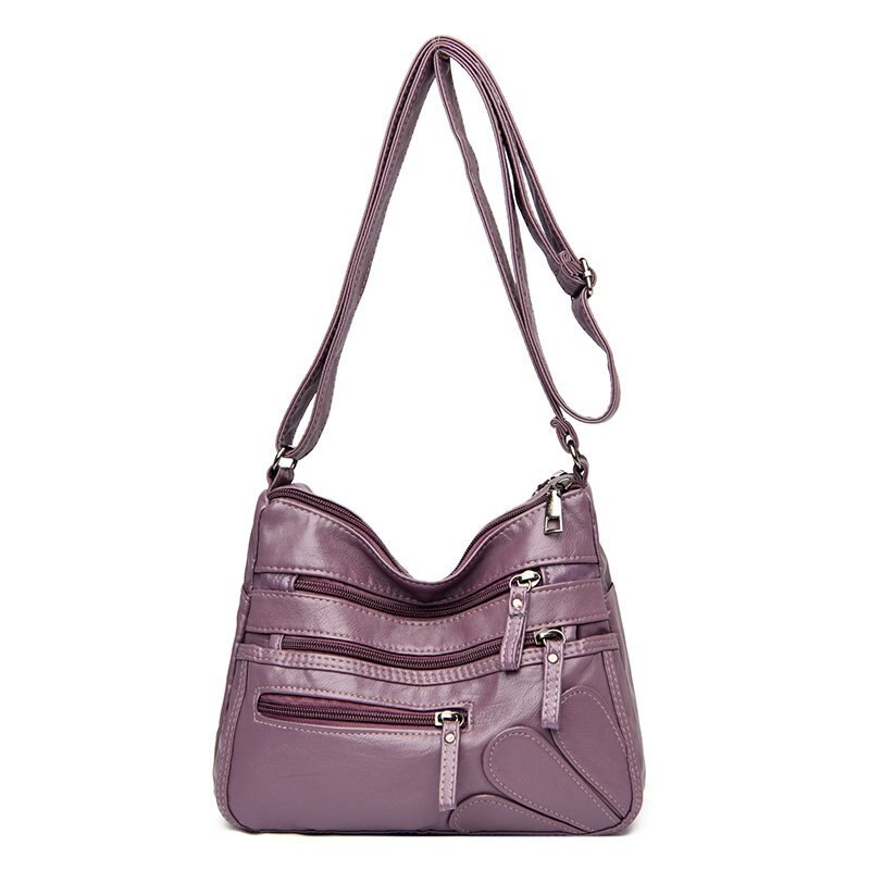 Soft Leather Shoulder Bags Multi-Layer Classic - Mike Armstrong