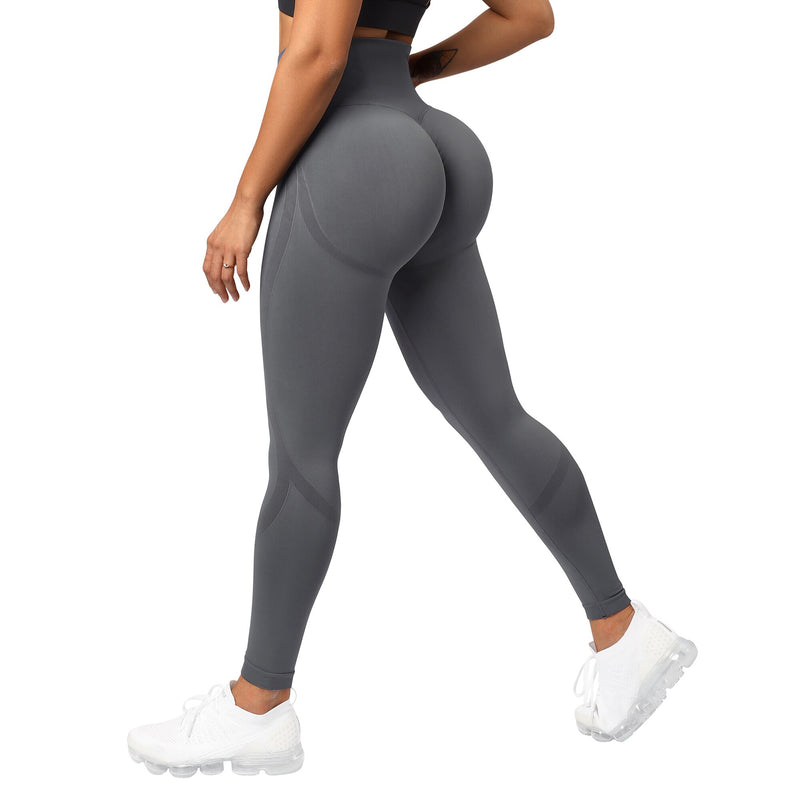 RUUHEE Seamless Leggings Solid Scrunch Butt Lifting Booty High Waisted Sportwear Gym Tights Push Up Women Leggings For Fitness - Mike Armstrong