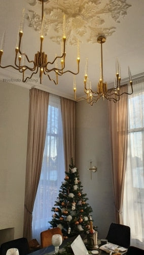 2021 Modern Luxury Light LED Crystal Chandelier Tree Branch Wedding Decoration Lamp For Dining Room Bedroom - Mike Armstrong