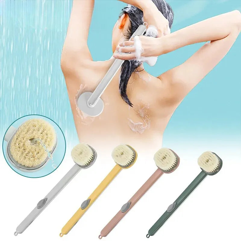 Shower Spa Scrubbing Elegance:The multifunctional shower massage brush