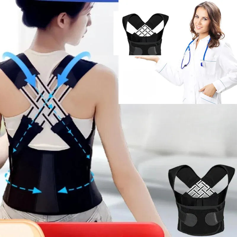 Posture Corrector: Fully Adjustable Straightener Upper Spine