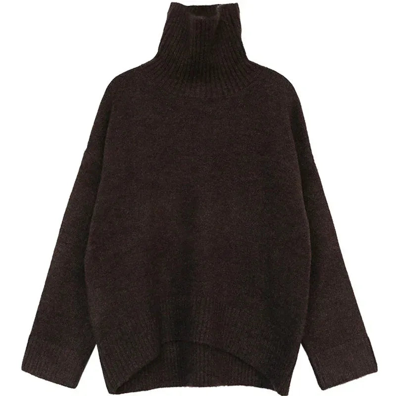 Women's Sweater Loose Turtleneck - Mike Armstrong