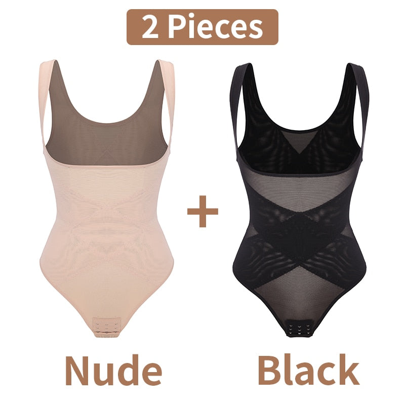 Mesh Thongs Bodysuit Shapewear Women - Mike Armstrong