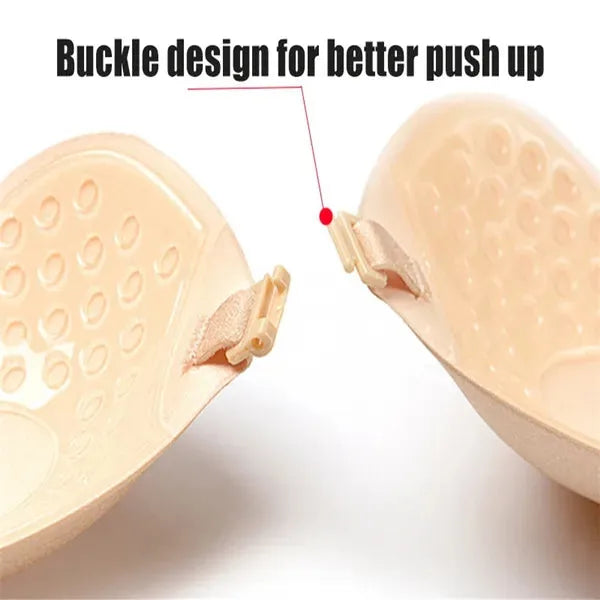 Invisible adhesive push-up bra