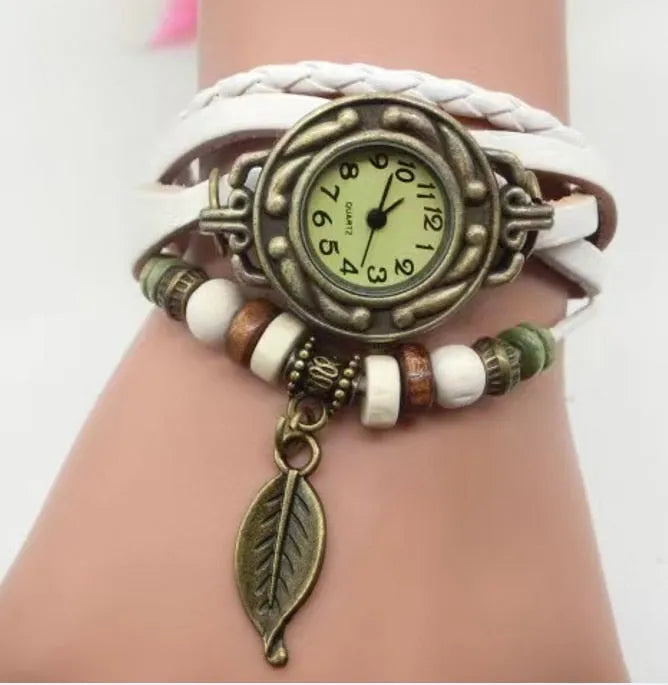 Foreign trade antique watch fashion leather wrapped bracelet - Mike Armstrong